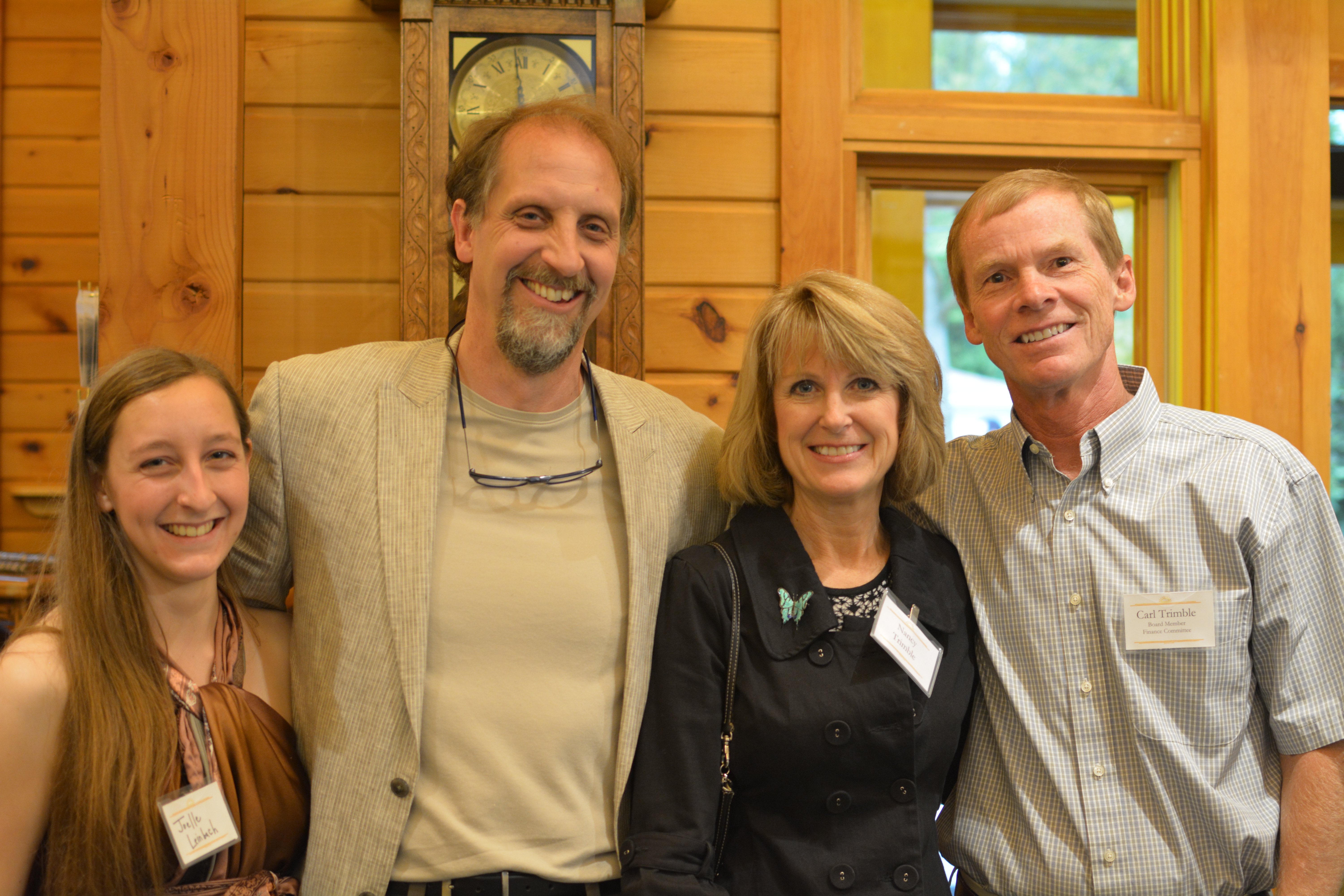 Executive Director Ken Leinbach with supporters of the Urban Ecology Center