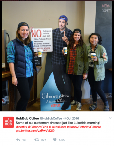 HubBub Coffee Twitter Post