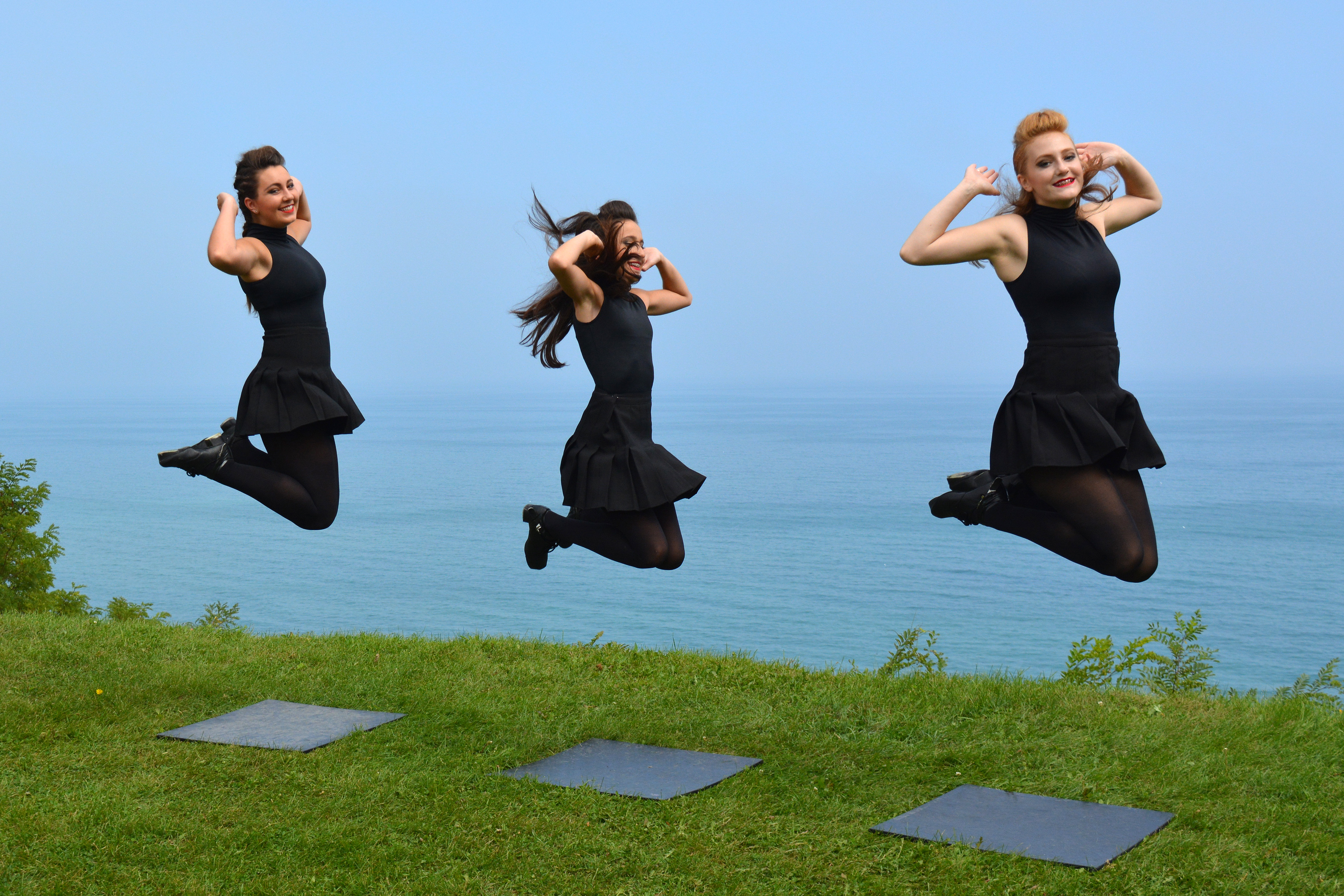 Irish Dancers Jump