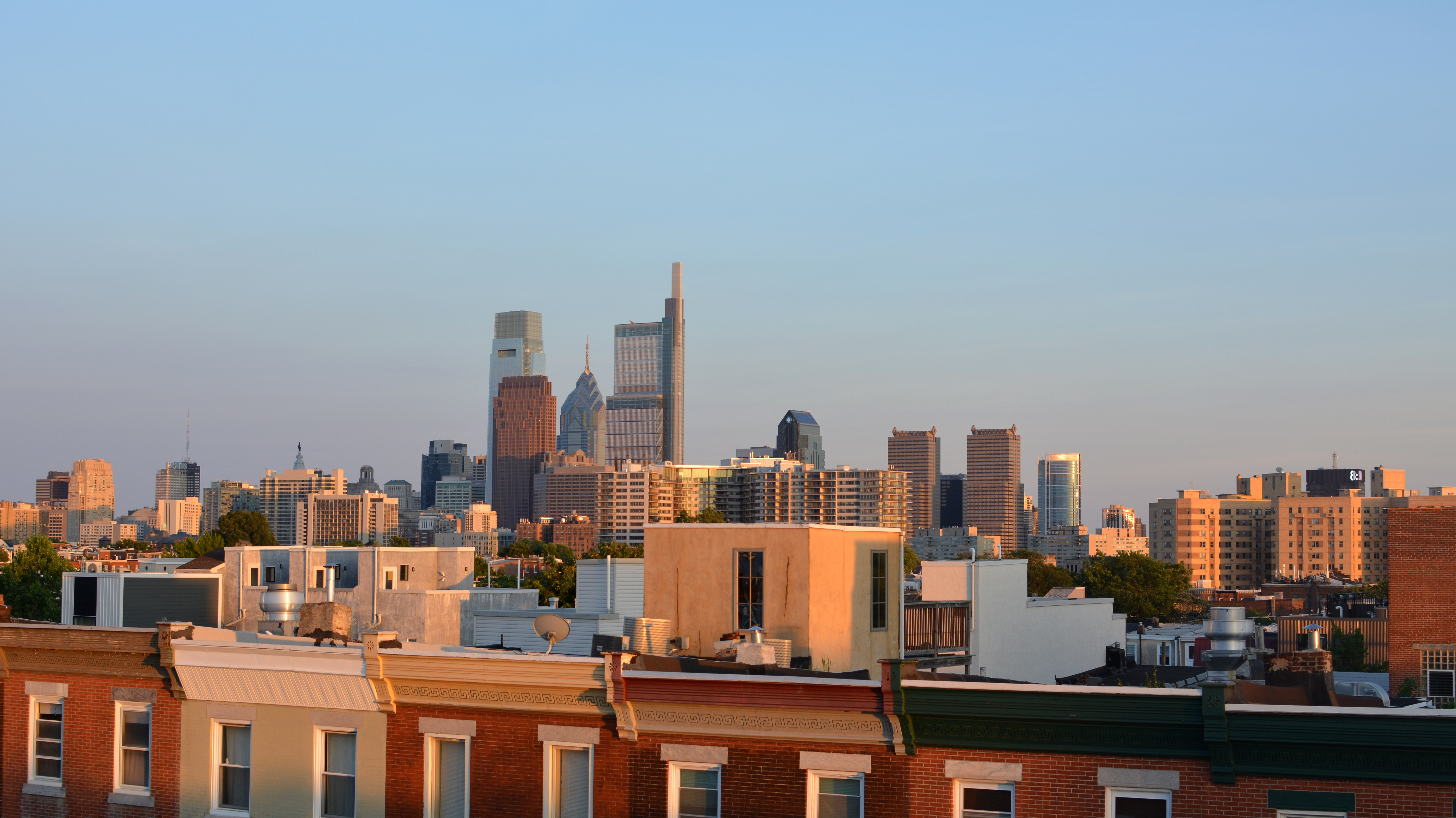 Philadelphia Skyline as seen from Brewerytown